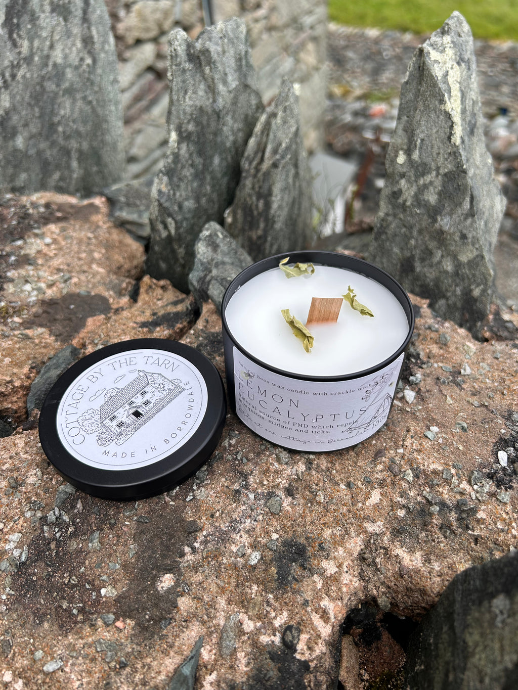 Lemon Eucalyptus Candle - Natural insect repellent