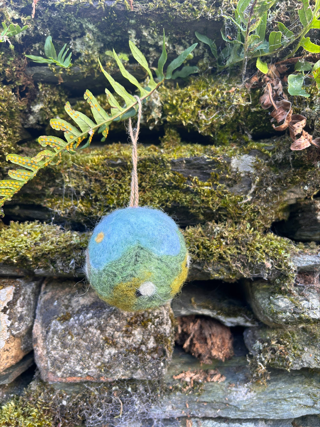 Lake District Sheep Landscape Christmas Bauble